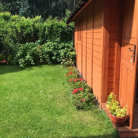 Деревянный коттедж Domek *